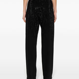 Jeans a gamba affusolata con cristalli in nero Golden goose - donna 