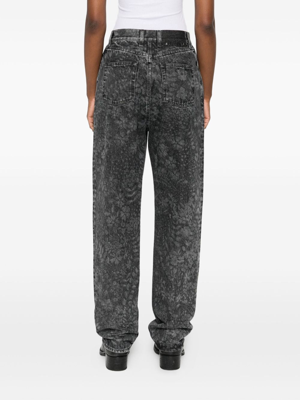 Jeans a gamba dritta in nero Golden goose - donna 