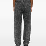 Jeans a gamba dritta in nero Golden goose - donna 
