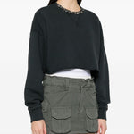 Felpa Nives in nero Golden goose - donna 