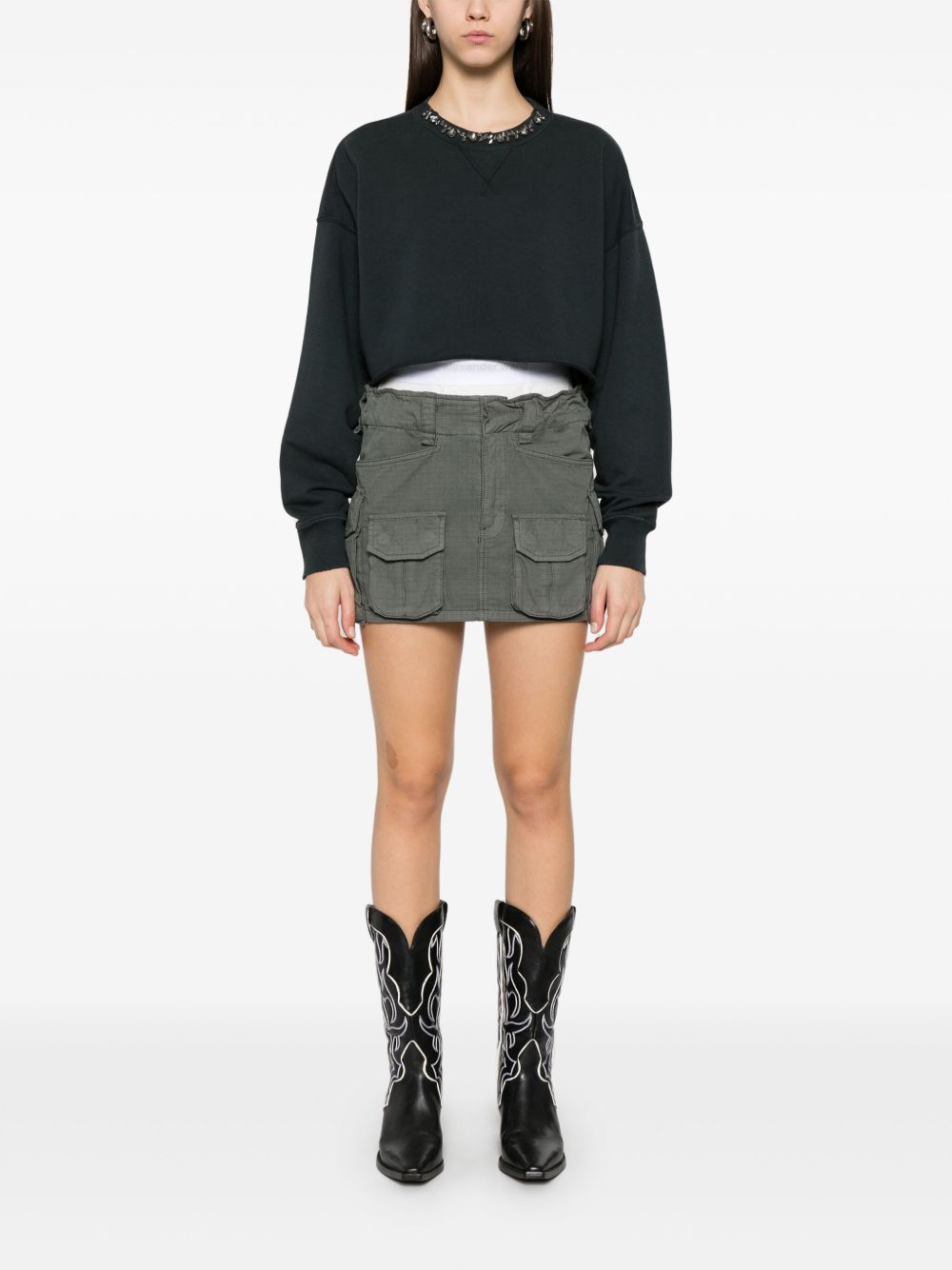 Felpa Nives in nero Golden goose - donna 