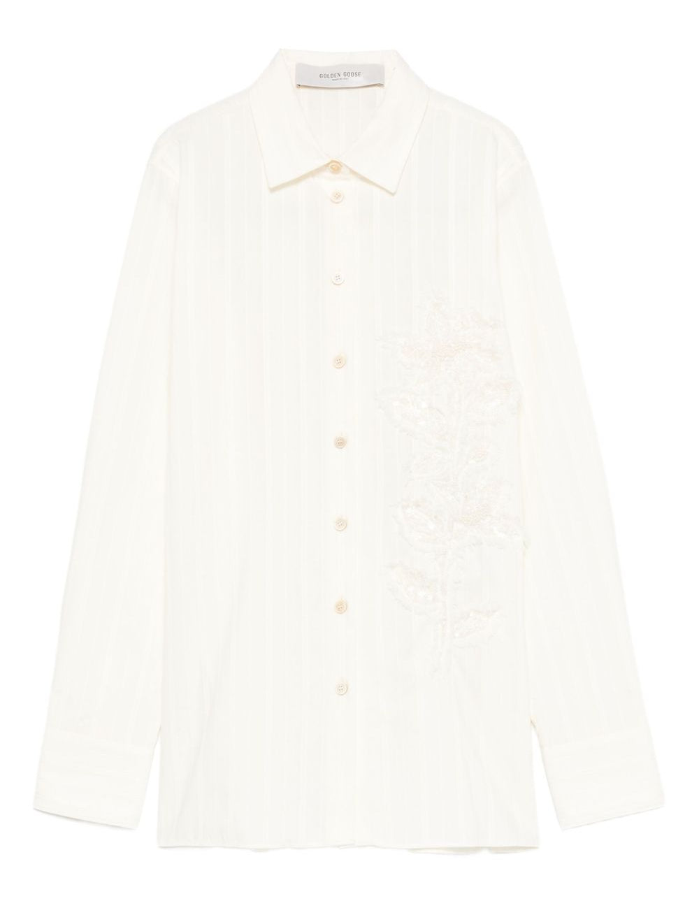 Camicia a righe in bianco Golden goose - donna 