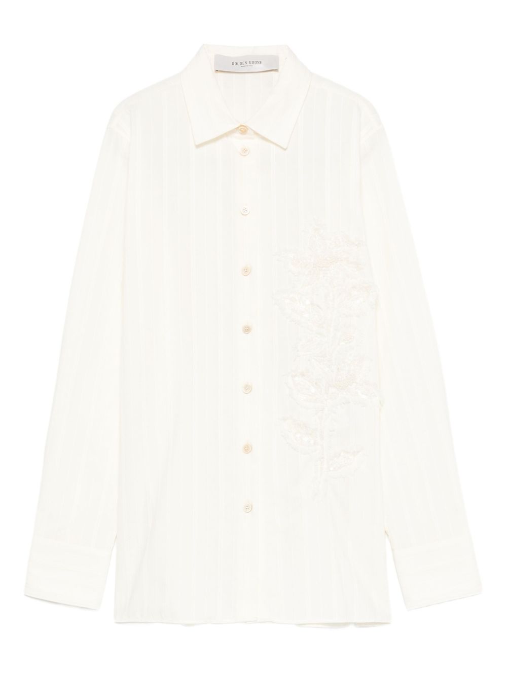 Camicia a righe in bianco Golden goose - donna 
