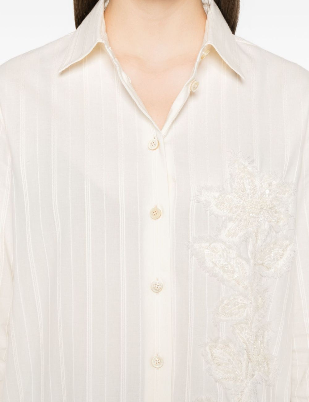 Camicia a righe in bianco Golden goose - donna 
