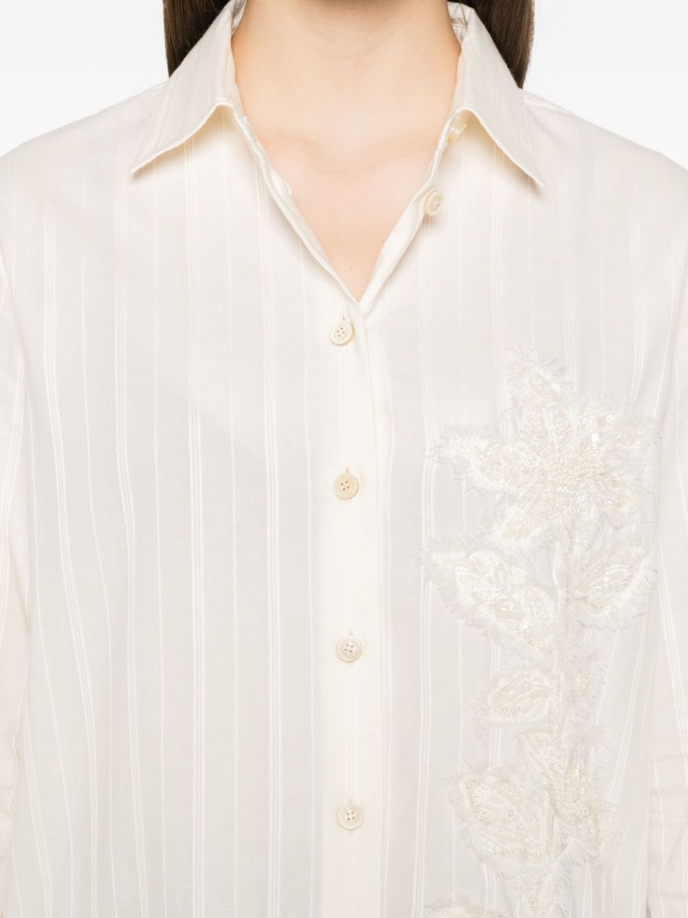 Camicia a righe in bianco Golden goose - donna 