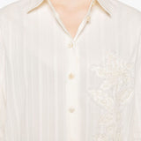 Camicia a righe in bianco Golden goose - donna 