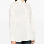 Camicia a righe in bianco Golden goose - donna 
