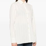 Camicia a righe in bianco Golden goose - donna 