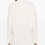 Camicia a righe in bianco Golden goose - donna 