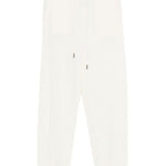Pantaloni con couisse in cashmere in ecru Gotha - donna 