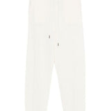 Pantaloni con couisse in cashmere in ecru Gotha - donna 