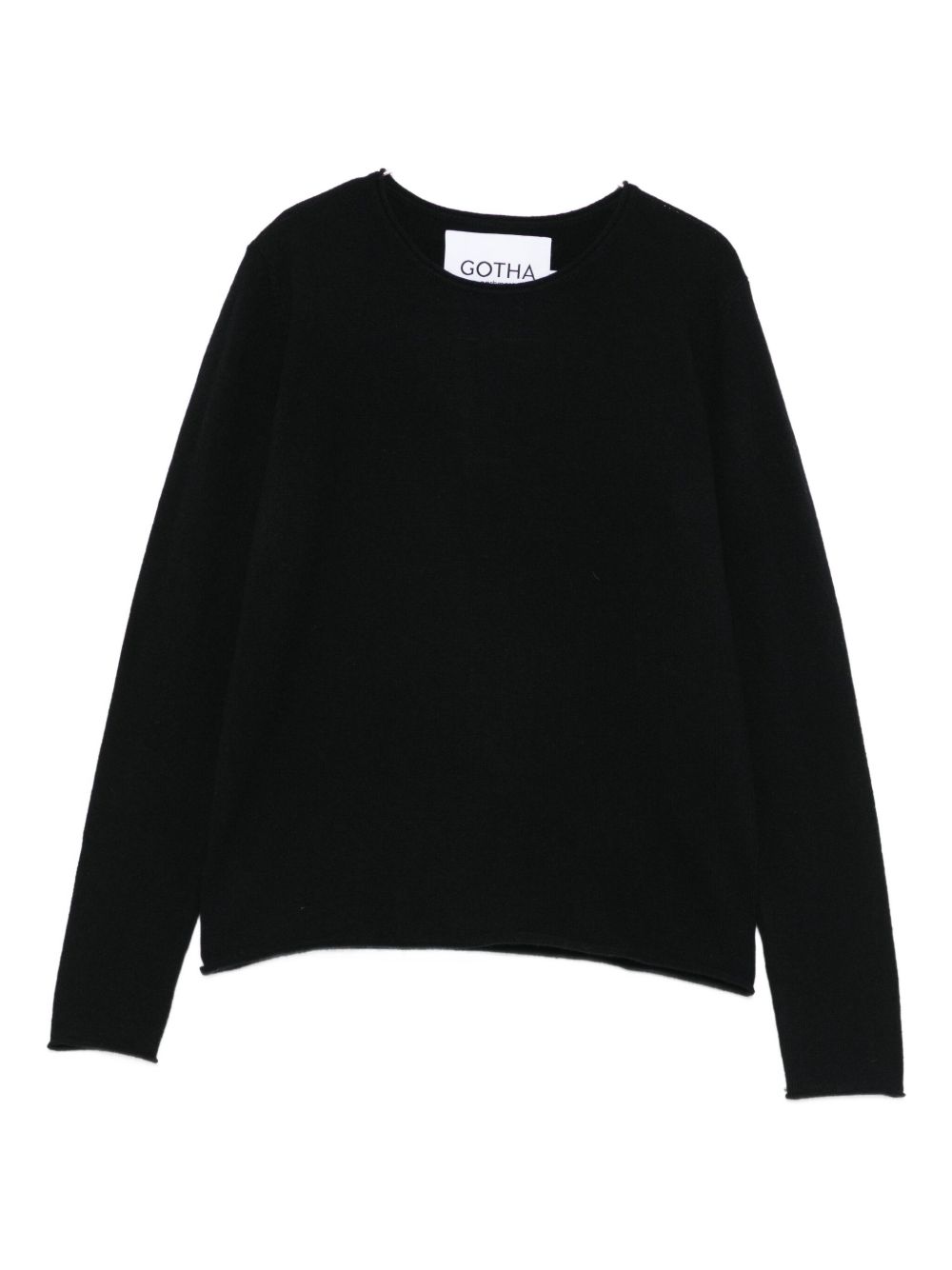 Maglione a girocollo in nero Gotha - donna 