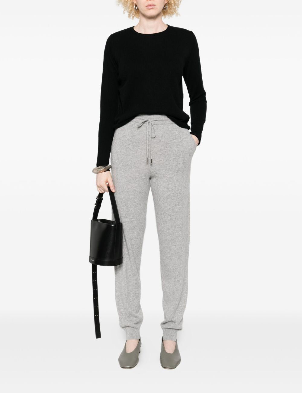 Maglione a girocollo in nero Gotha - donna 