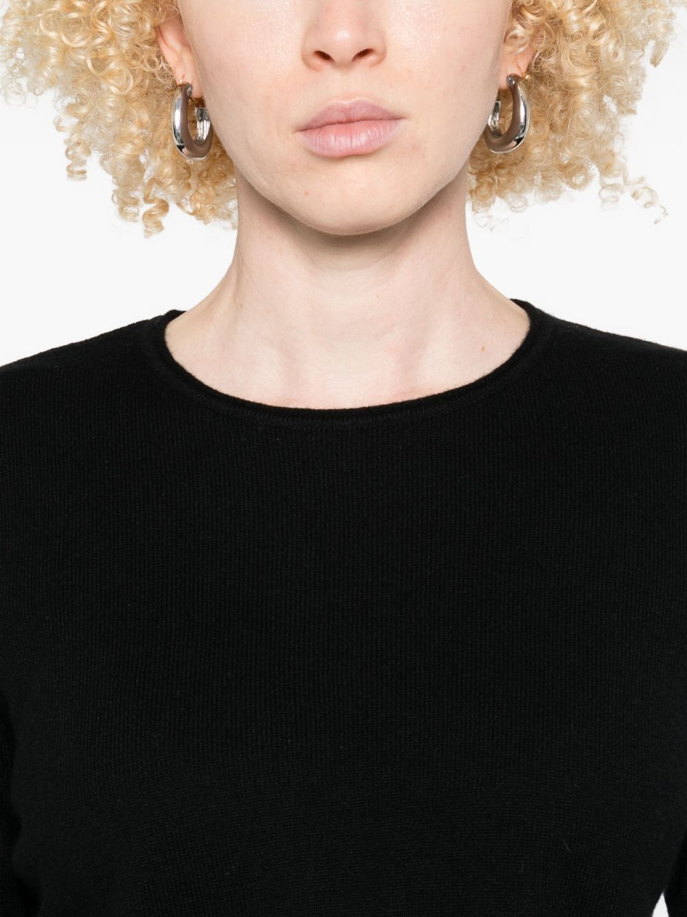 Maglione a girocollo in nero Gotha - donna 