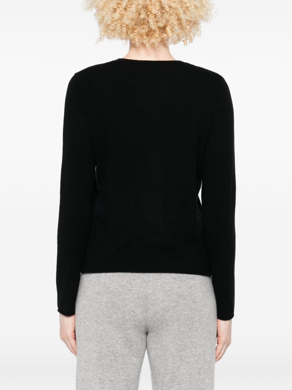Maglione a girocollo in nero Gotha - donna 