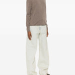 Maglione in cashmere a maniche lunghe in grigio taupe Gotha - donna 