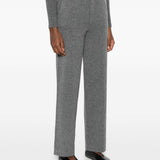 Pantaloni in cashmere in grigio Gotha - donna 