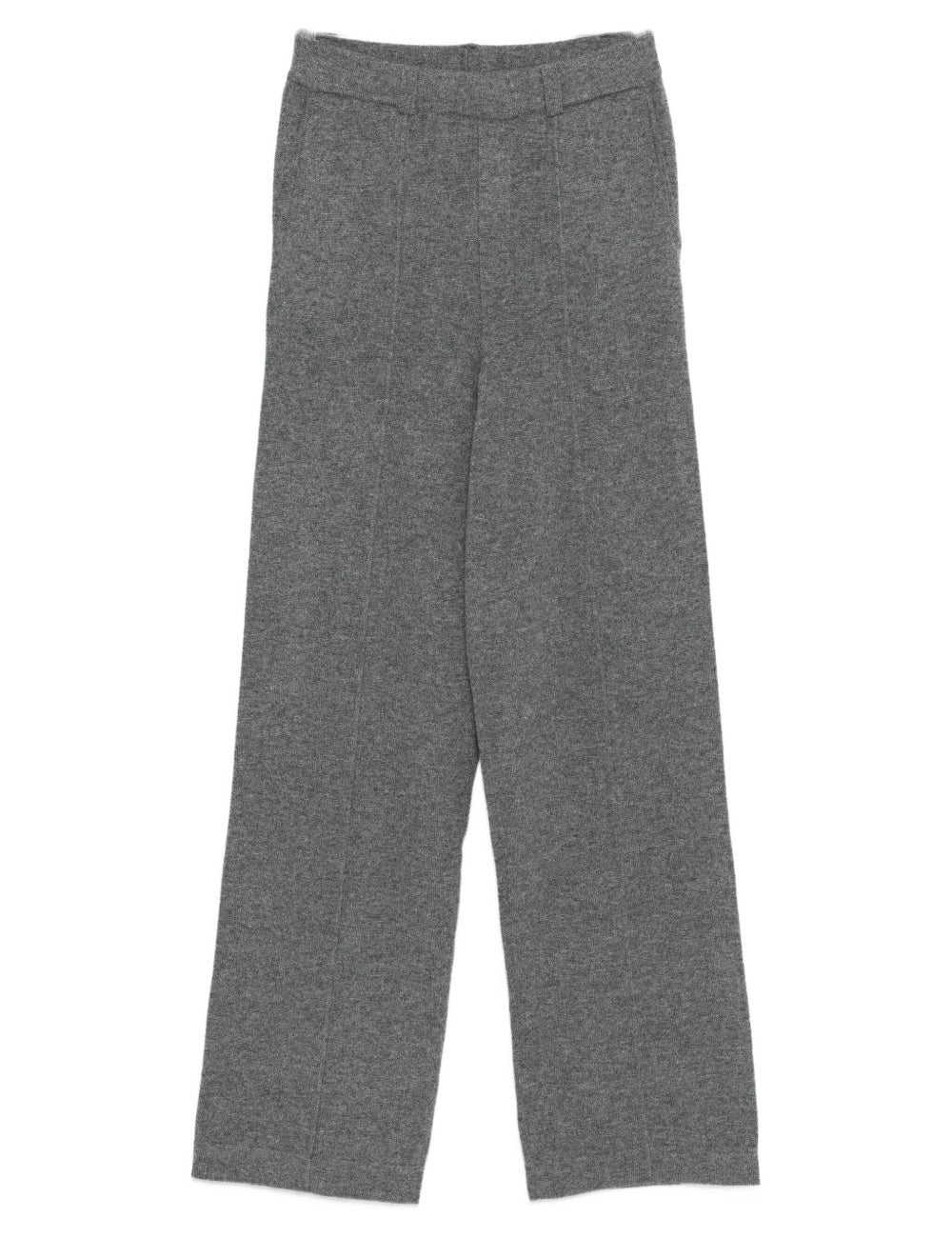 Pantaloni in cashmere in grigio Gotha - donna 