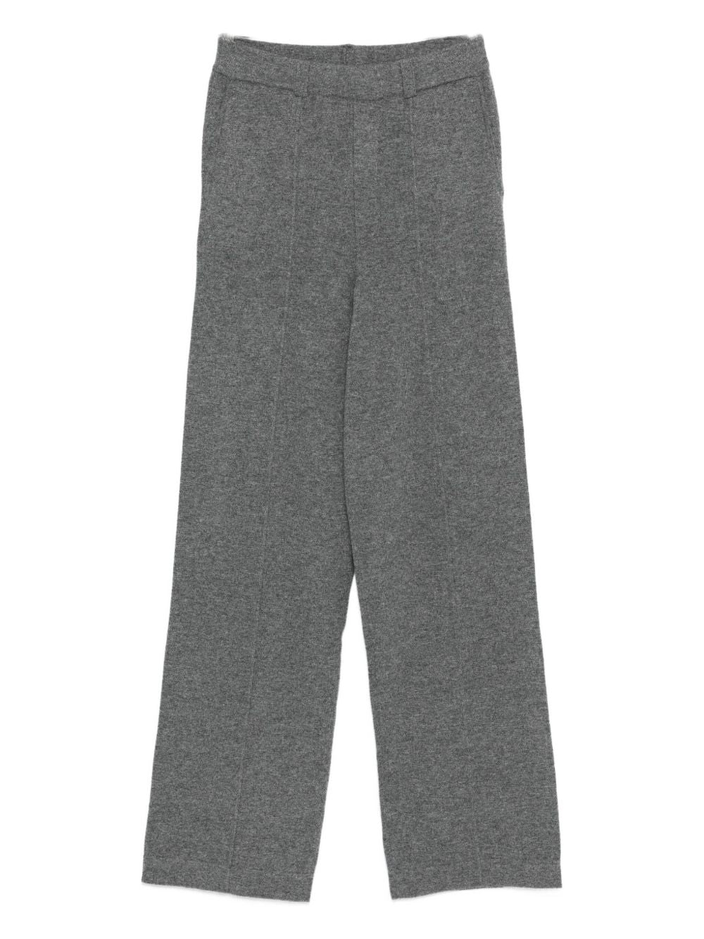 Pantaloni in cashmere in grigio Gotha - donna 