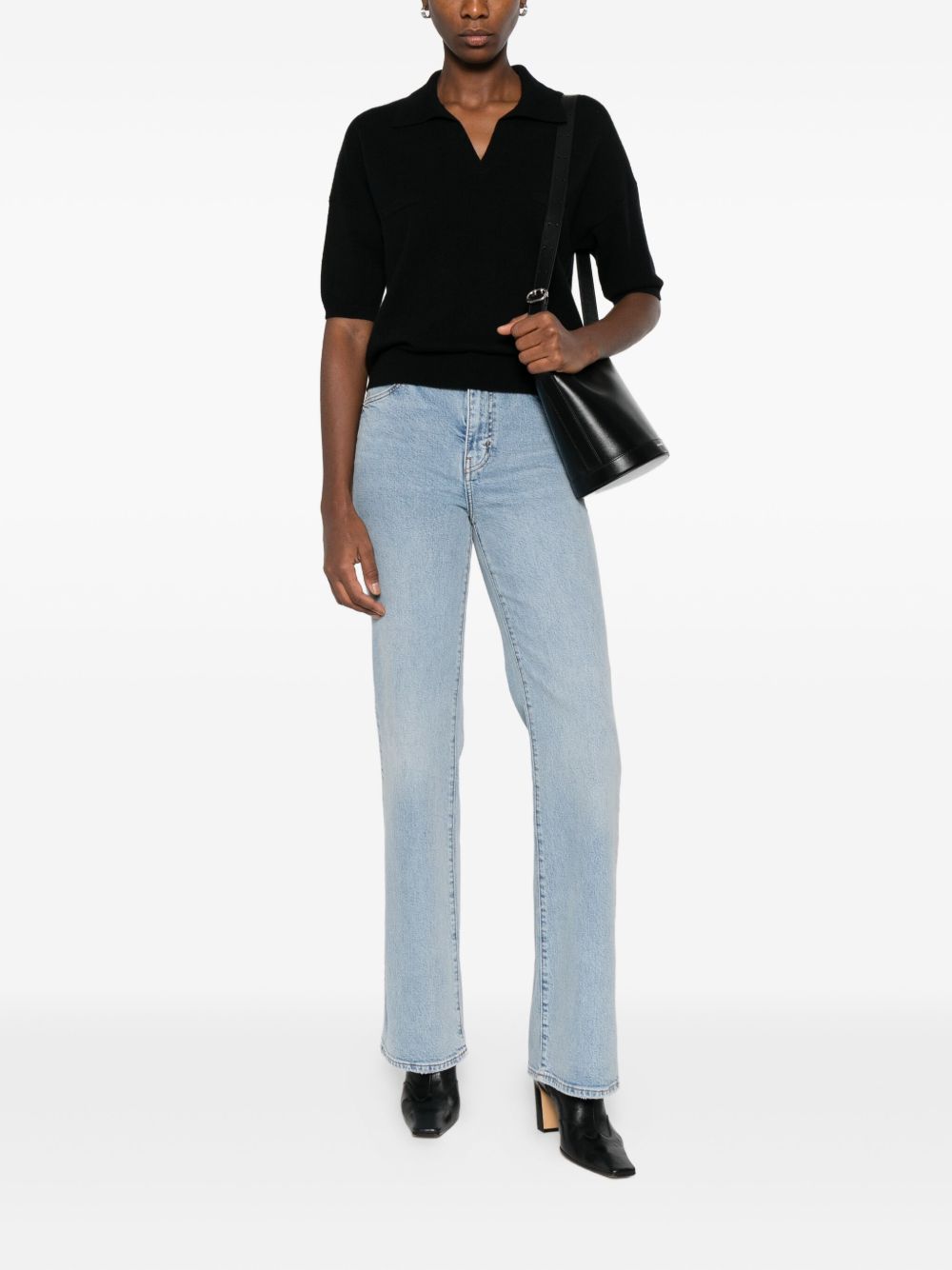 Polo Myles in nero Gotha - donna 