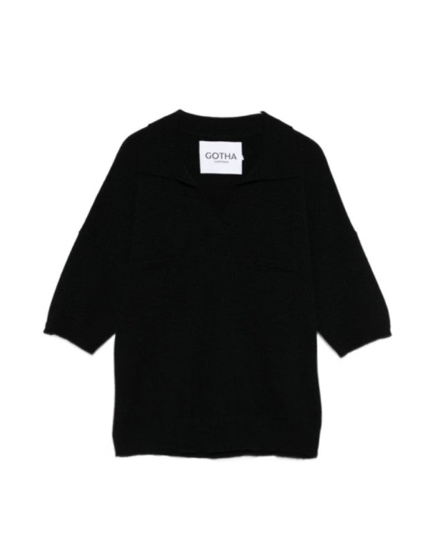Polo Myles in nero Gotha - donna 