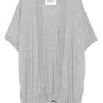 Cardigan a maniche corte in grigio Gotha - donna 