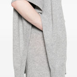 Cardigan a maniche corte in grigio Gotha - donna 