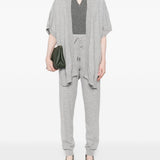 Cardigan a maniche corte in grigio Gotha - donna 