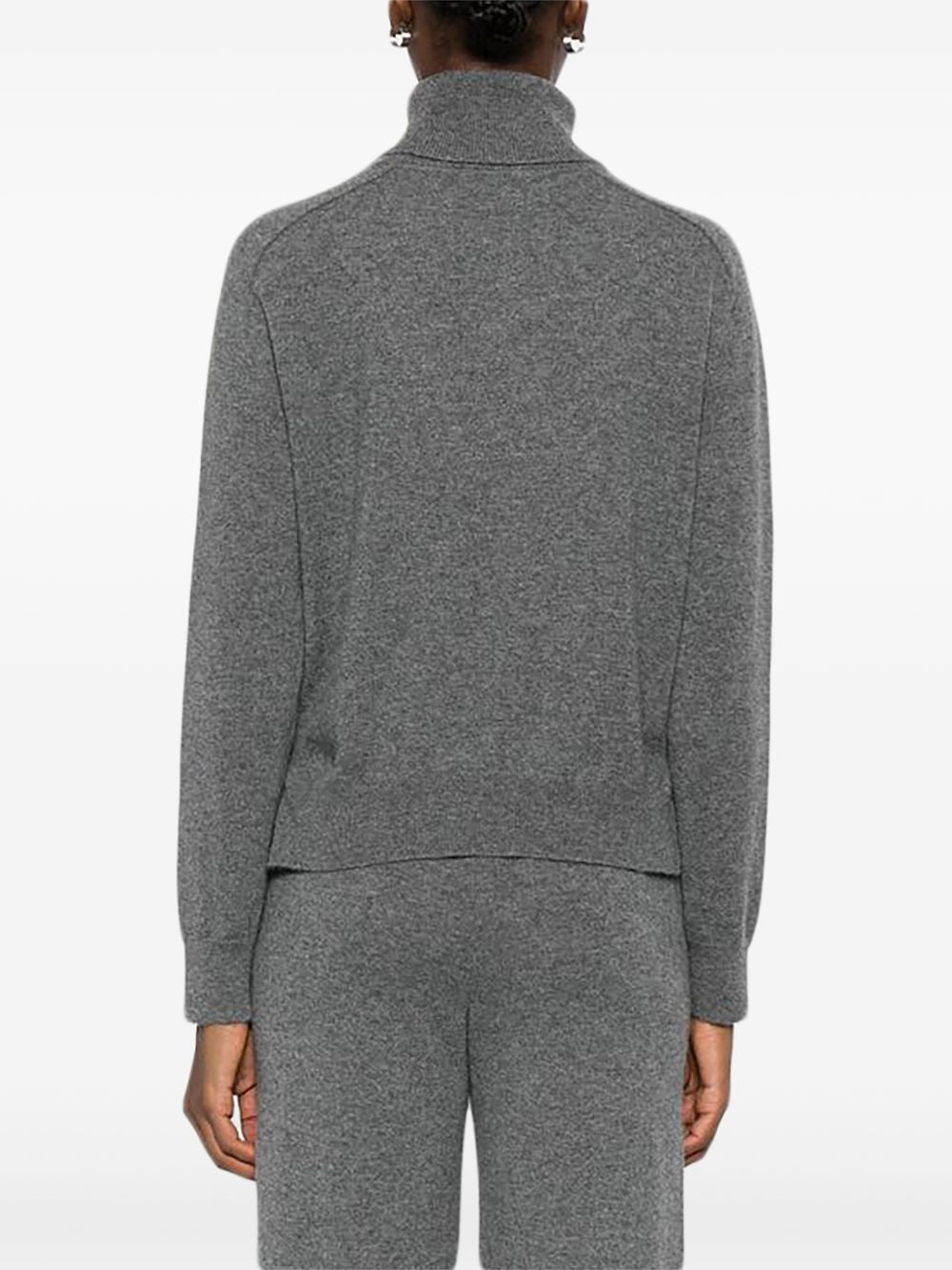 Maglione a collo alto in grigio Gotha - donna 