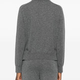 Maglione a collo alto in grigio Gotha - donna 