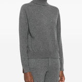 Maglione a collo alto in grigio Gotha - donna 