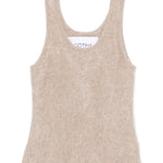 Top con finitura spazzolata in beige Gotha - donna 