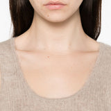 Top con finitura spazzolata in beige Gotha - donna 