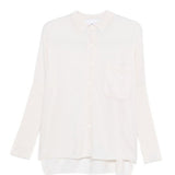 Cardigan con colletto in cashmere andrea in bianco Gotha - donna 