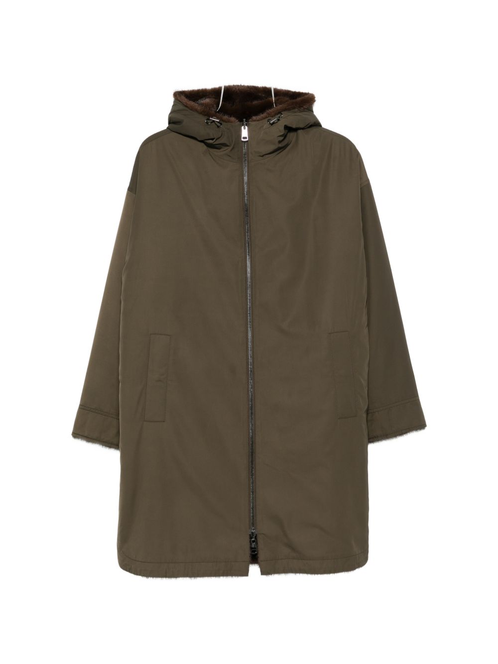 Cappotto parka lou andrea in marrone Gotha - donna 