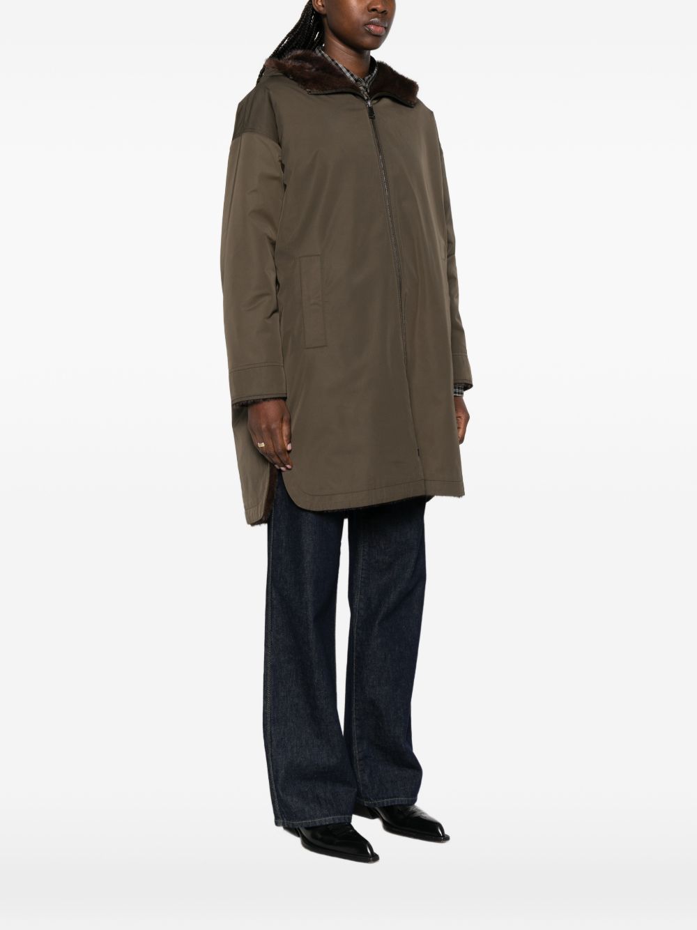 Cappotto parka lou andrea in marrone Gotha - donna 