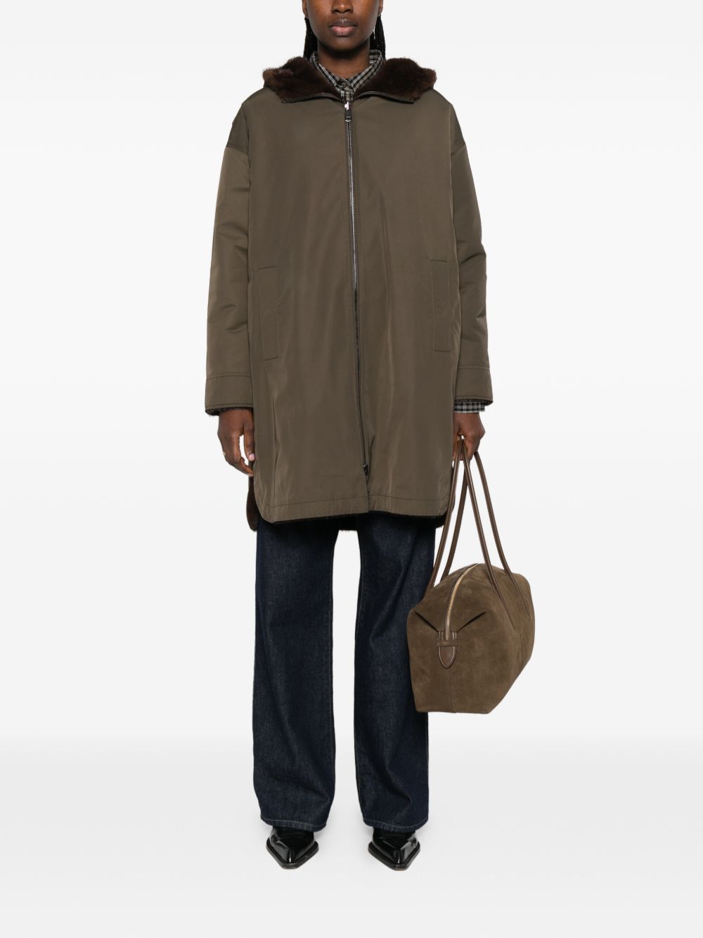 Cappotto parka lou andrea in marrone Gotha - donna 