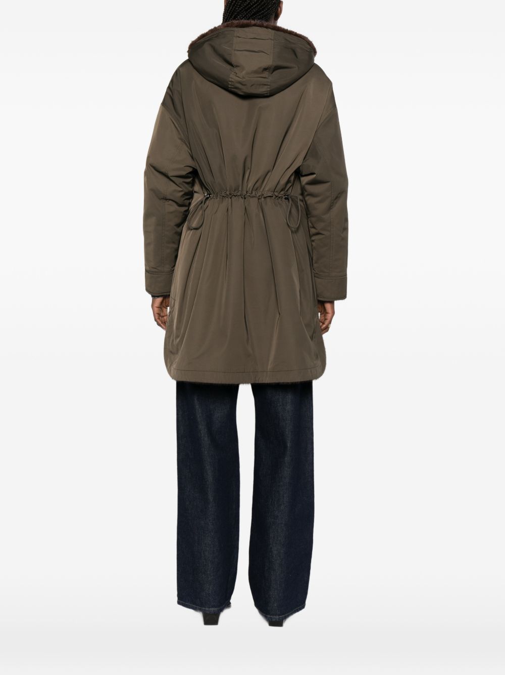 Cappotto parka lou andrea in marrone Gotha - donna 