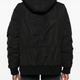 Giaca con cappccio in marrone Gotha - donna 