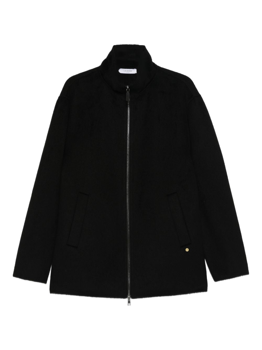 Giacca con zip in nero Grayed - uomo 
