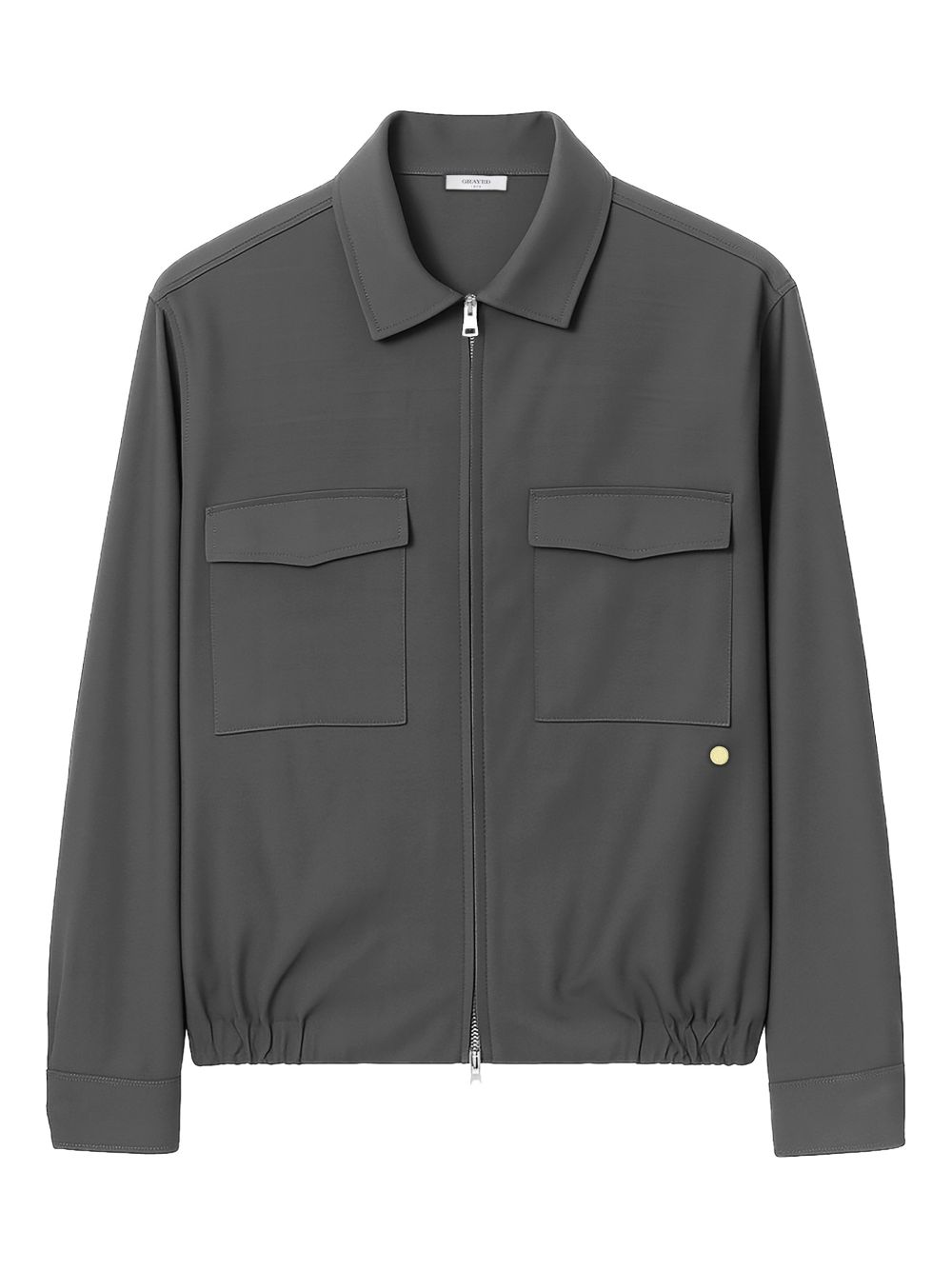 Giacca con zip in grigio Grayed - uomo 