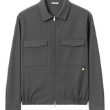 Giacca con zip in grigio Grayed - uomo 