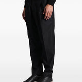 Pantaloni a gamba dritta albert in nero Grayed - uomo 