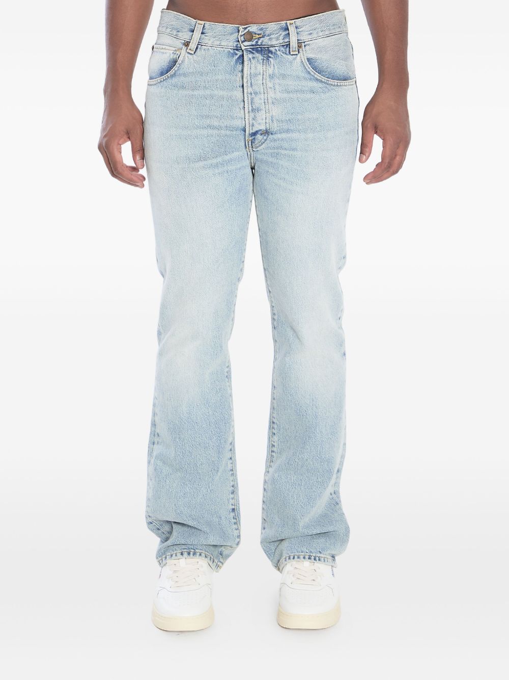 Jeans svasati effetto slavato con cinque tasche in blu Haikure - uomo 
