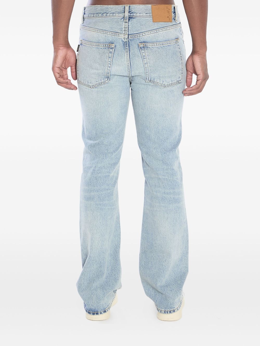 Jeans svasati effetto slavato con cinque tasche in blu Haikure - uomo 