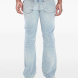 Jeans svasati effetto slavato con cinque tasche in blu Haikure - uomo 
