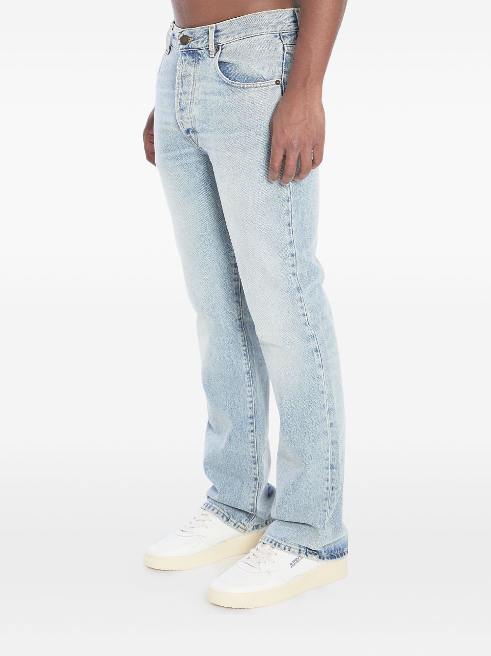 Jeans svasati effetto slavato con cinque tasche in blu Haikure - uomo 