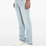 Jeans svasati effetto slavato con cinque tasche in blu Haikure - uomo 