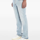 Jeans svasati effetto slavato con cinque tasche in blu Haikure - uomo 