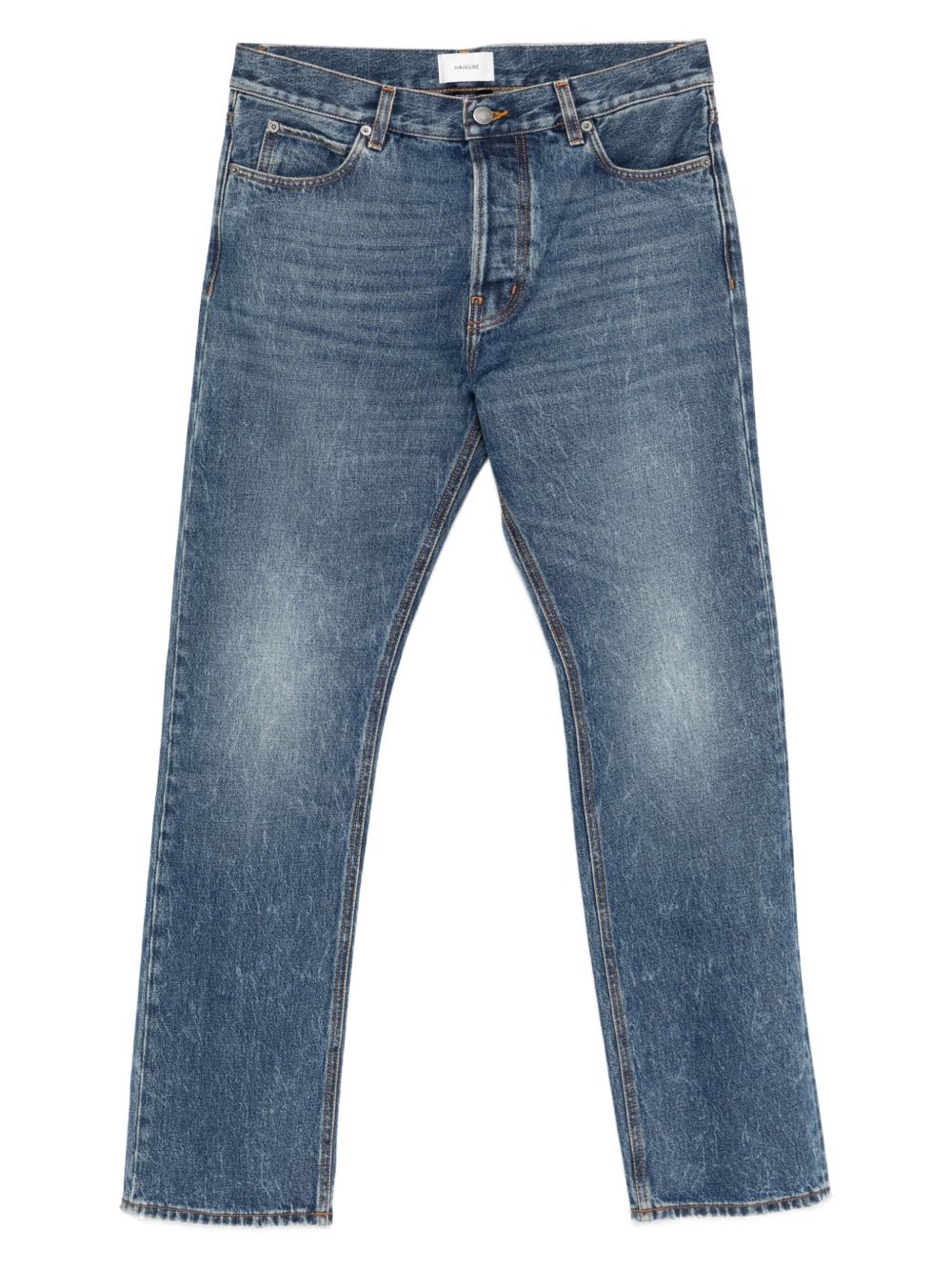 Jeans con effetto schiarito in blu Haikure - uomo 